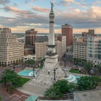 Monument Circle, Индианаполис, Индиана