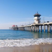Huntington Beach Pier, Хантингтон-Бич, Калифорния