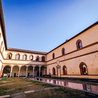 Cortile Delle Armi Castello Sforzesco, Милан