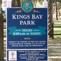 Kings Bay Park, Кристал Ривер, Флорида