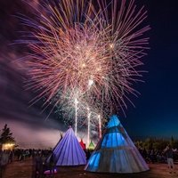 Site du Festival Innu-Nikamu, Сет-Иль