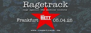Концерт группы Ragetrack (Rage Against The Machine Tribute) 05.04.2025 в Франкфурте
Концерт группы Ragetrack (Rage Against The Machine Tribute) 05.04.2025 в Франкфурте